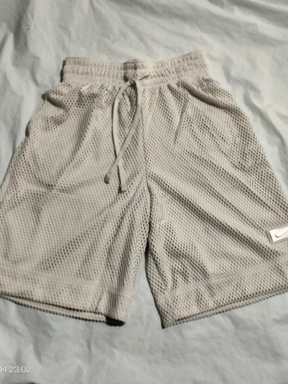 Nike Devin Booker Mesh Basketball Shorts Men's M-Tall White Dri-FIT HJ3901-104 N